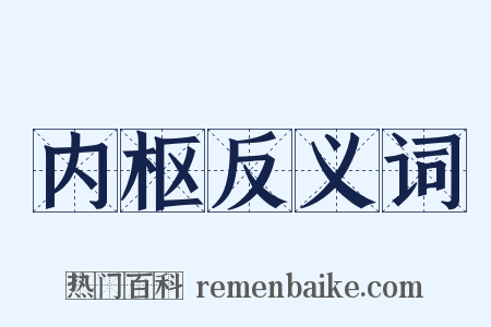 内枢反义词是什么意思的图片